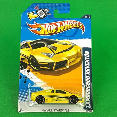 2012 Hot Wheels #121 Lamborghini Reventón  All Stars '12 #1/10 Orange Rim PR5
