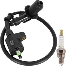 Ignition Coil and Spark Plug for 50cc 90cc 110cc 125cc 150cc 200cc 250cc ATV