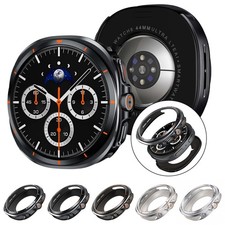 Alloy Rugged Metal Bumper Protective Case For Samsung Galaxy Watch 8 40mm/44mm