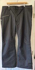 Obermeyer Women's Malta Snow Pants Size 16 Ski Outdoor Black Style 115AABC