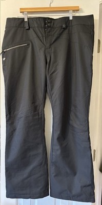 Obermeyer Women's Malta Snow Pants Size 16 Ski Outdoor Black Style 115AABC