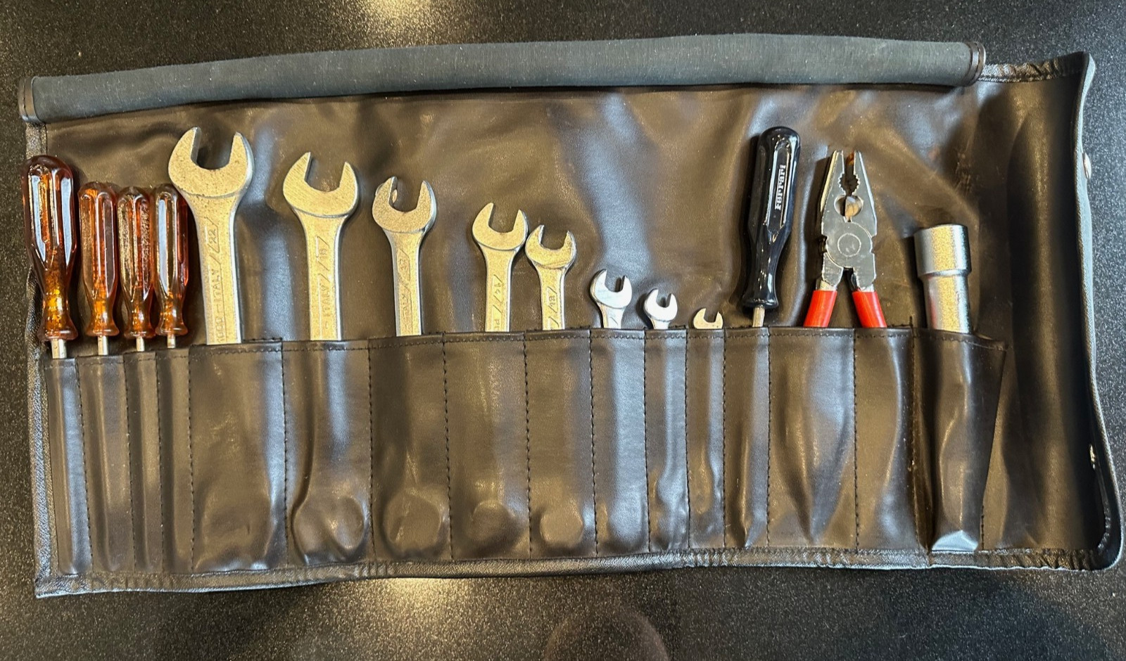 Ferrari 208, 308, 328,,412, 512, Testarossa, Factory Tool Kit, Used P/N 123254