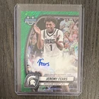 Topps 2024-25 Bowman University Chrome Jeremy Fears Jr. RC Auto #75 MSU