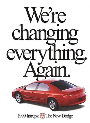 Dodge Intrepid Prospekt Brochure Depliant 1999 Amerika