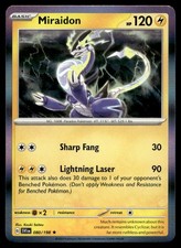 is miraidon pokemon card rare POKÉMON CARD GAME sv1V 094/078 SR