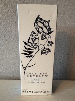 Crabtree & Evelyn Lost Solid Perfume .25 Oz New Open Box 