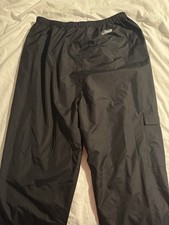 Coleman Hooded Rain Jacket Pants Set Men's XL Black Gray Water Resistant