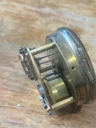 Hochwertiges französisches Kaminuhrwerk - Zifferblatt, Lünette, Zeiger - Uhr Ersatz/Reparatur - Bild 4 von 5