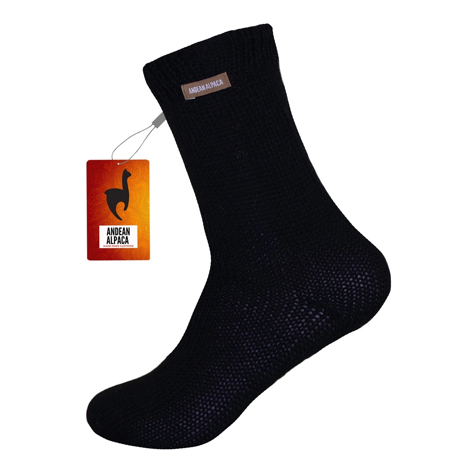 HANDMADE ANDEAN ALPACA MID CALF SOCKS