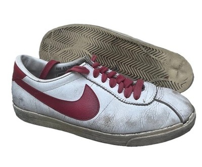 Vintage 1980 Nike Bruin Marty McFly Back to the Future White-Red