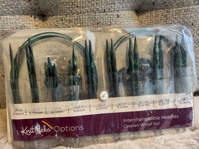 Knit Picks Options Wood Interchangeable Knitting Needle Set - US 4-11 - READ