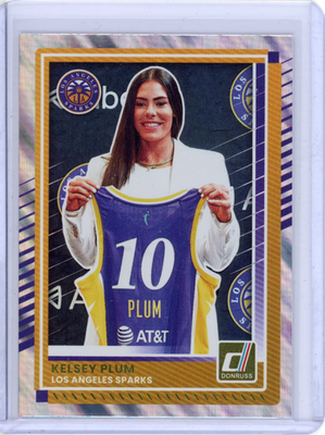 #ad Kelsey Plum 2025 Panini Donruss Wnba Holo Laser #12 $2.49
