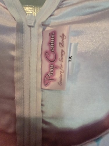PINUP COUTURE AURORA PINK CASTLE DRESS SIZE 1X NWOT. - Picture 8 of 10