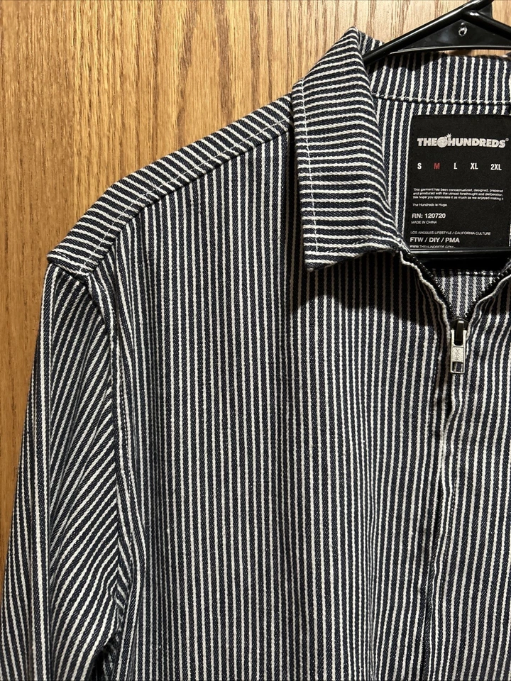 Chaqueta a Rayas The Hundreds Talla Mediana Retro Genial Foto 4 de 4