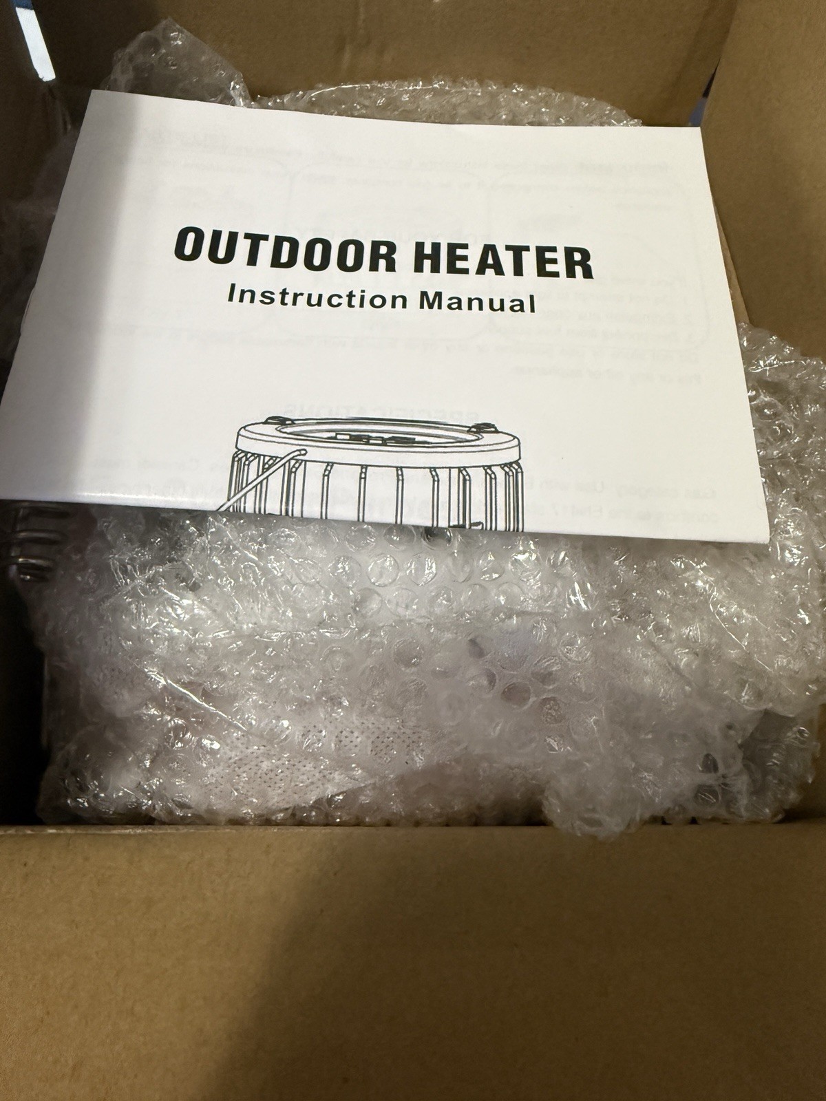 NIB Camping Stove Tent Heater 2000W Outdoor Gas Stove Propane Heater Stove