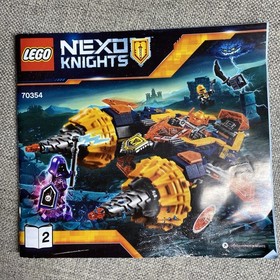 LEGO 70354 Nexo Knights Axl's Rumble Maker - Instructions Only