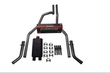 88-95 Chevy Gmc Ck1500 Ck2500 2.5 Dual Exhaust Flowmaster 50 Corner Exit