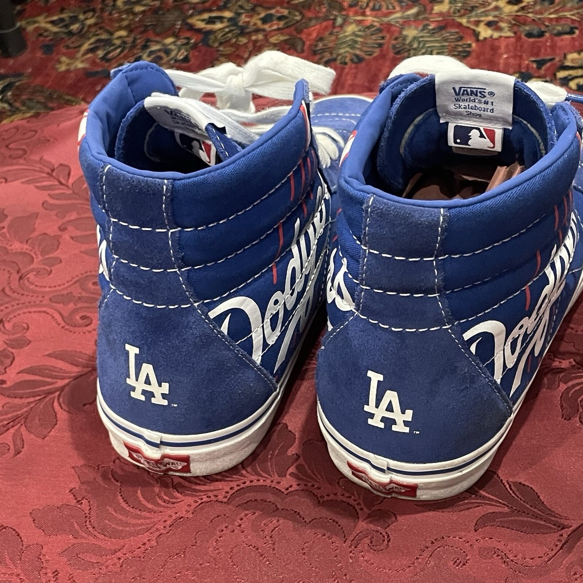 Vans Sk8 Hi Vans Los Angeles Dodgers Vans Shoes Mlb X Vans Sk8hi