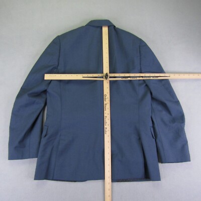 Paul Smith Blazer Mens 44 R Blue Wool Mohair Jacket Dual