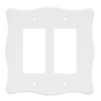 Brainerd 64600 Nylon Double Decorator Wall Plate / Switch Plate / Cover, White, on sale Brainerd 64600 Nylon Double Decorator Wall Plate / Switch Plate / Cover, White, on sale