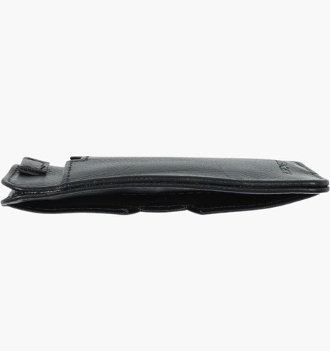 BOSCA ASTUCCIO UOMO PELLE PULL-UP CARD NERO NUOVO CON ETICHETTE - Foto 4 di 12