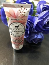 DIONIS GOAT MILK HAND CREAM STARGAZER LILY - 1 OZ/28G Travel Size New Sealed