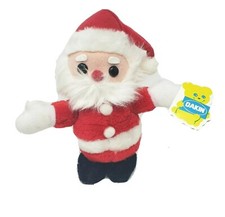 DAKIN VINTAGE 1980 CHRISTMAS SPUNKY SANTA DOLL STUFFED ANIMAL PLUSH TOY W/ TAG