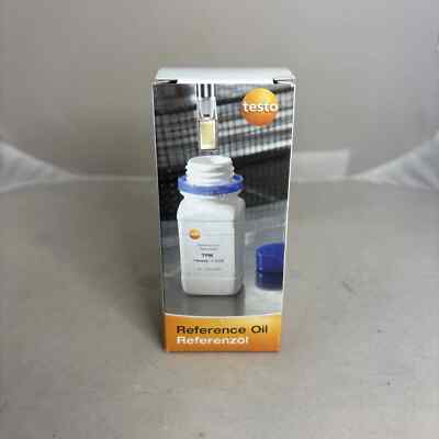 Testo Analyzed reference oil for oil tester, 100 ml bottle 05/12/25