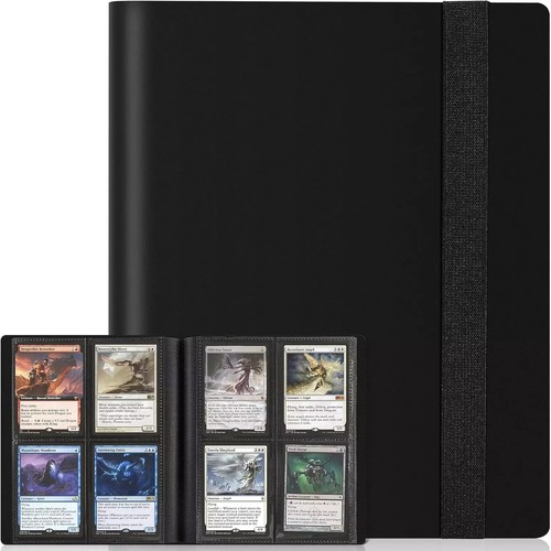 Raccoglitore 4 Pocket Card per 160 Manicotti, Cartella Carte Ablum per Carte Collezionabili Collec - Foto 3 di 3