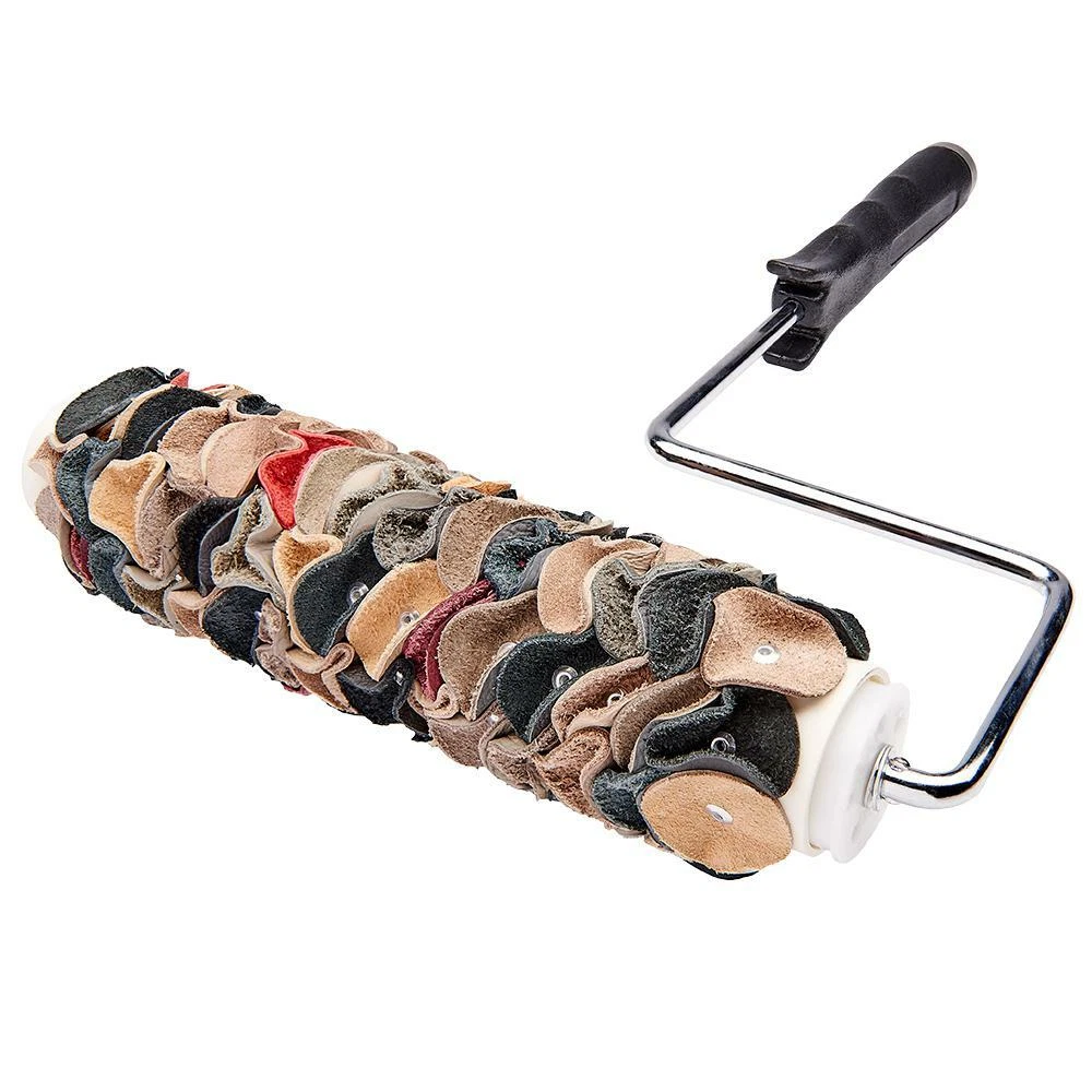 ToolPro Roller Cover 9 In Leather Texture Decorative Pattern