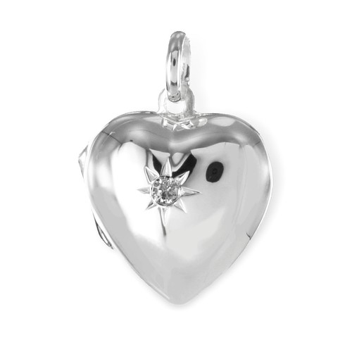 Infinite U – Collana Cuore In Argento 925 Con Zirconi, Ciondolo A Cuore Unico, Catena 45 Cm, Regalo Per Donne - 2