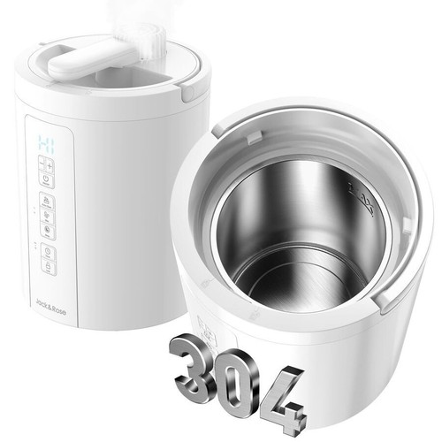 Healthy Warm Mist Humidifiers for Bedroom, 3L/100oz Stainless Steel Humidifier