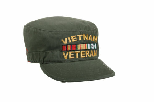 Vietnam Veteran Hat with Embroidered Map and Service Italy Vietnam Veteran Hat with Embroidered Map and Service Italy