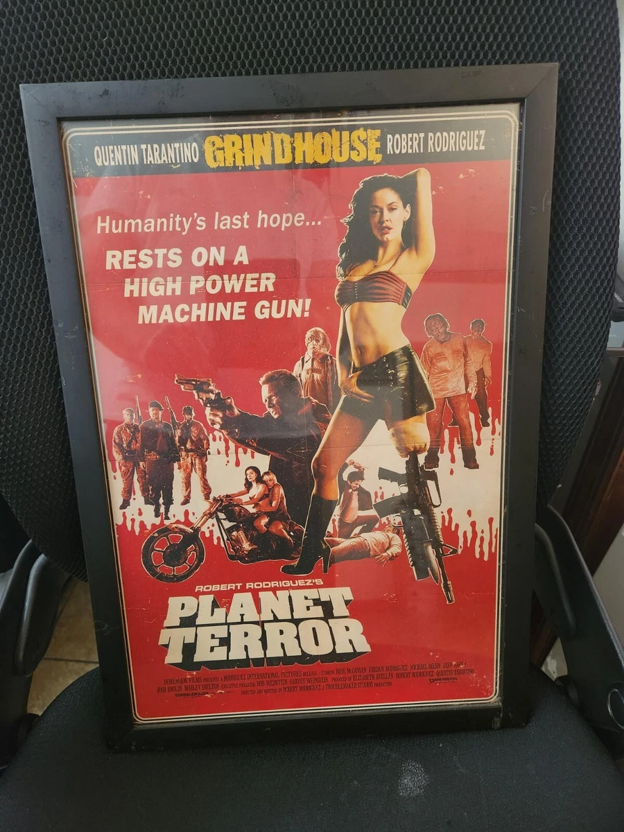 Grindhouse 2007 Movie Poster Planet Terror Death Proof Framed