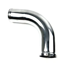 2.5" OD 90 Degree Elbow Aluminum Pipe for Intake Turbo Intercooler 12" Length