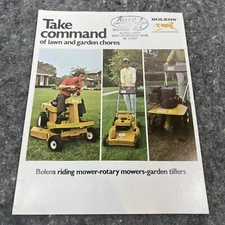 Original 1972 Bolens Riding Mower-Rotary Mowers-Garden Tillers Brochure