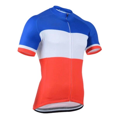 Vintage Radtrikot Cycling Jersey Herren Retro Fahrrad Trikot Radshirt Kurzarm - Bild 1 von 3