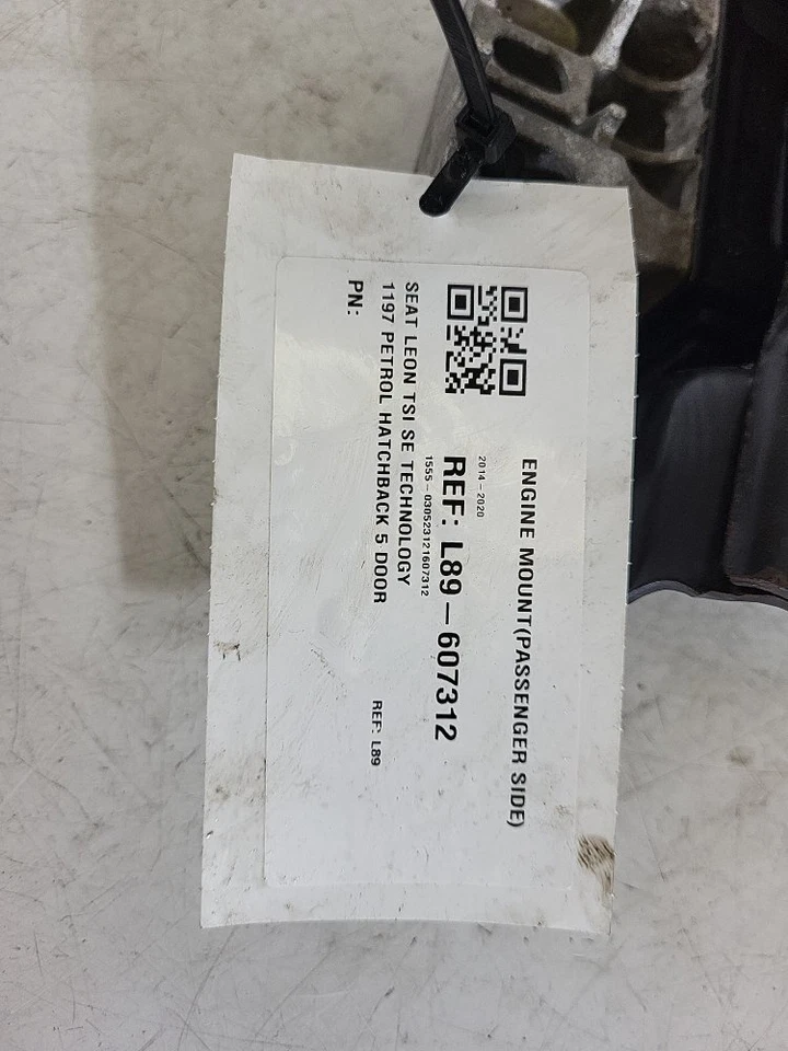 SEAT LEON MK3 TSI TECHNOLOGY 2014-2020 1197 ENGINE MOUNT PASSENGER SIDE L89 - Image 2 of 4
