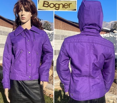 vtg 70's BOGNER insulated ski jacket MADE IN WEST GERMANY cropped womens small