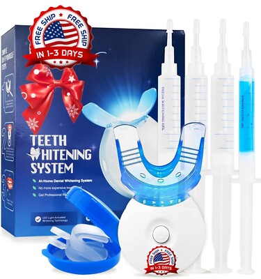 Kit de blanqueamiento de dientes con luz LED para dientes sensibles Nuevo 2022