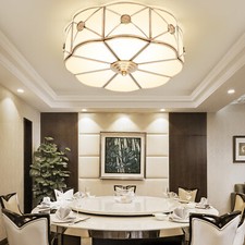 Modern Flush Mount Ceiling Light Flower Shaped Chandelier Pendant Lamp Fixture