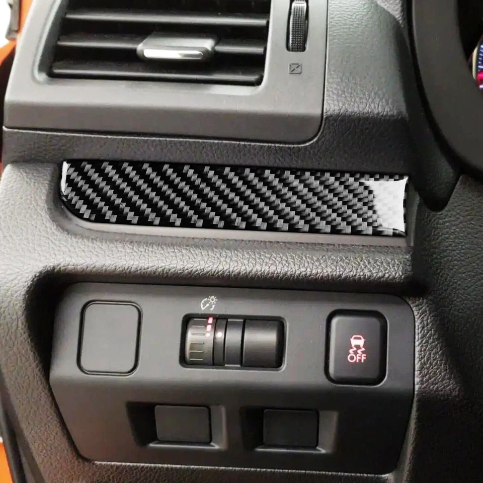 Kits de fibra de carbono real de 30 piezas molduras interiores completas para Impreza XV Crosstrek 2012-14 Foto 4 de 4