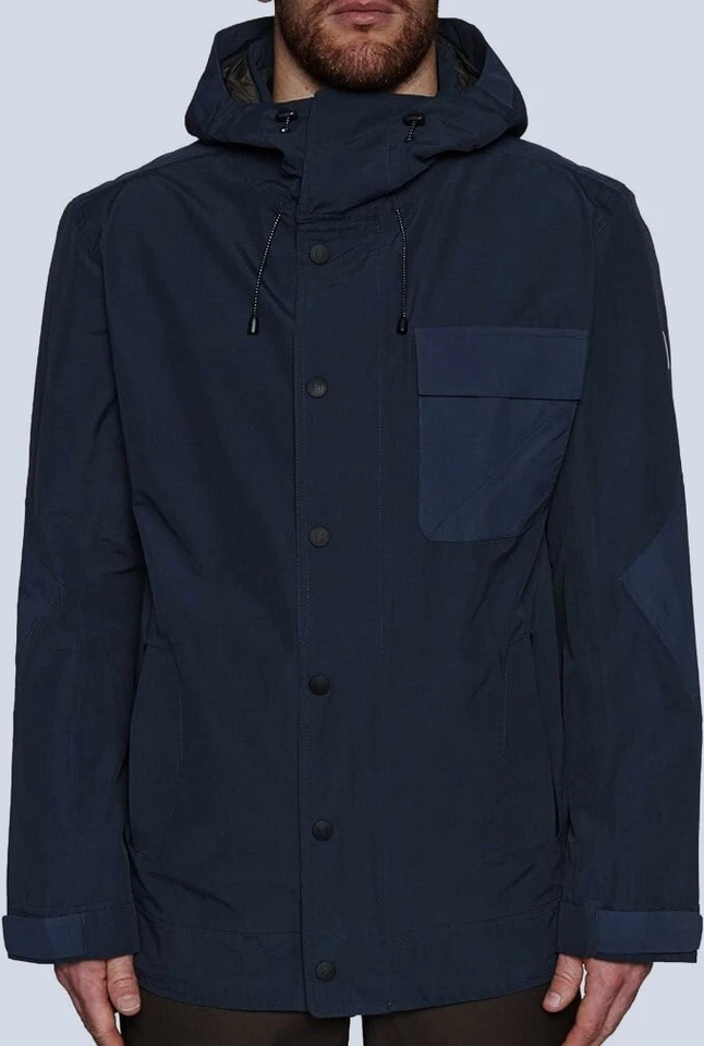 Chaqueta de nieve HOLDEN con capucha DECK para hombre - azul marino - grande - nueva con etiquetas Foto 3 de 4