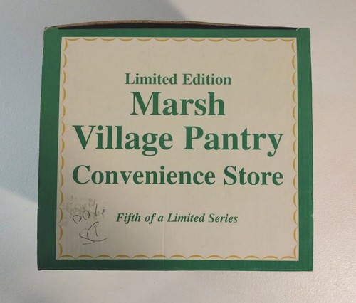 1999 Ceramic Marsh Village Pantry Convenience Store Limited Edition Ceramic Lit - Picture 4 of 10