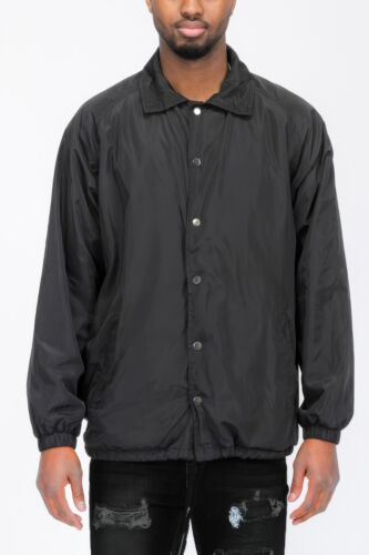 Lightweight Windbreaker Coaches Jacket - Waterproof, Windproof, Casual Style