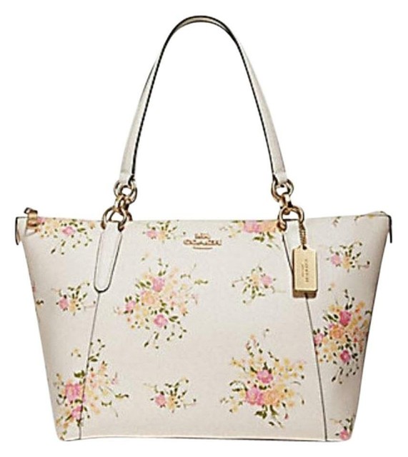 coach flower tote