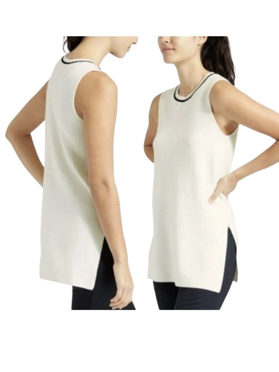 Sleeveless sweater tunic sale