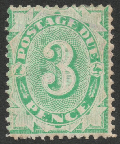 Australia Postage Due 1902 - 3d Green P11.8 WMK NSW - 第 1/1 張圖片