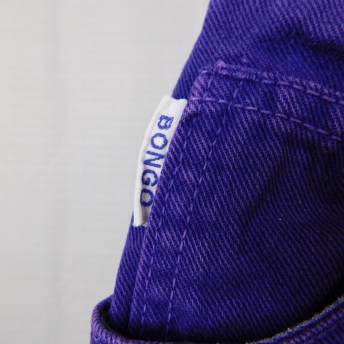 Girl's Vintage 90s Colored Denim Bongo Strait Leg Jeans - 7, Purple #7036 - Picture 3 of 9