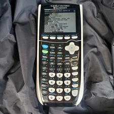 Texas Instruments TI-84 Plus C Silver Edition Graphing Calculator  *NO CHARGER*
